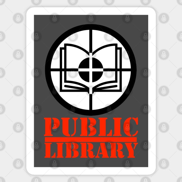 Public Library Sticker by zombill